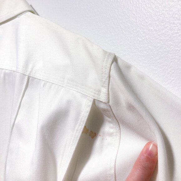 3 FOR $15 Mens uniform short sleeve shirt button down L White - Picture 11 of 13